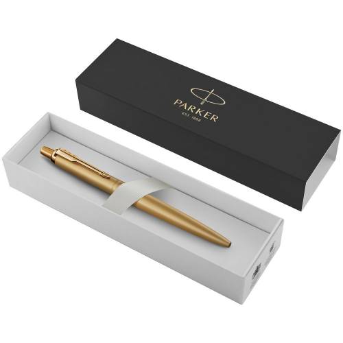 Ручка шариковая Parker Jotter XL Monochrome Gold, золотистая фото 4 Ручка шариковая Parker Jotter XL Monochrome Gold, золотистая фото 4