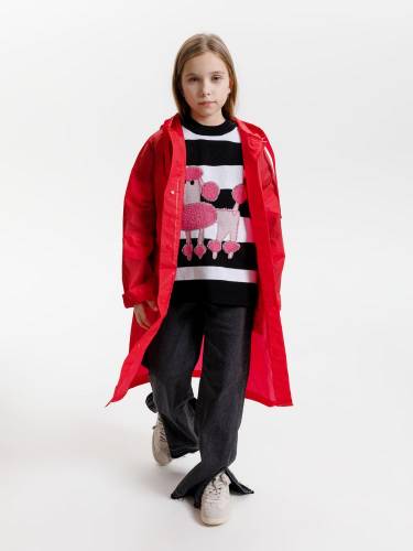 Дождевик детский RainDrop Kids, красный фото 10