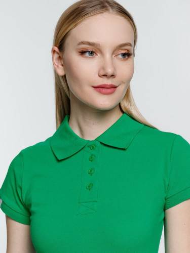 Рубашка поло женская Virma Premium Lady, зеленая фото 10