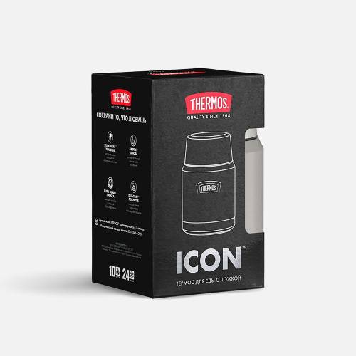 Термос для еды Icon 470, стальной фото 9 Термос для еды Icon 470, стальной фото 9