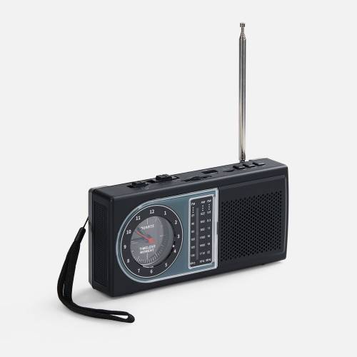 Bluetooth-колонка с радио Comradio, черная фото 3