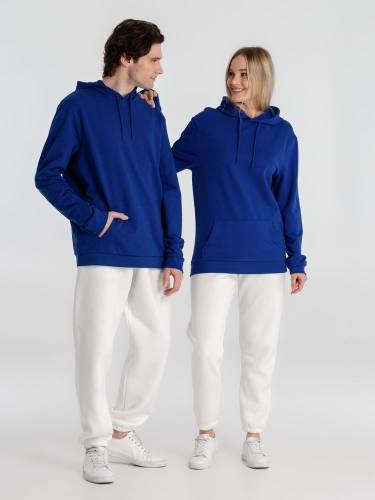 Толстовка с капюшоном унисекс Hoodie, ярко-синяя фото 17 Толстовка с капюшоном унисекс Hoodie, ярко-синяя фото 17