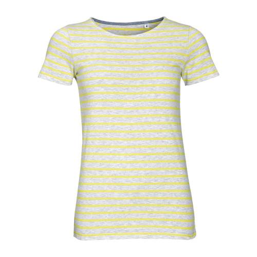 Футболка Miles Women серая с желтым Футболка Miles Women серая с желтым