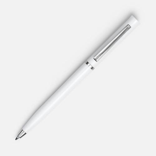 Ручка шариковая Euro Chrome, белая фото 3 Ручка шариковая Euro Chrome, белая фото 3