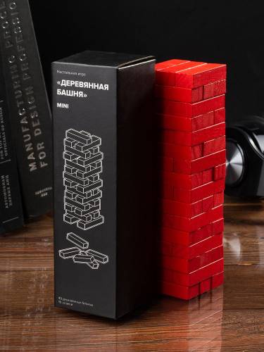 Игра «Деревянная башня мини», красная фото 7 Игра «Деревянная башня мини», красная фото 7