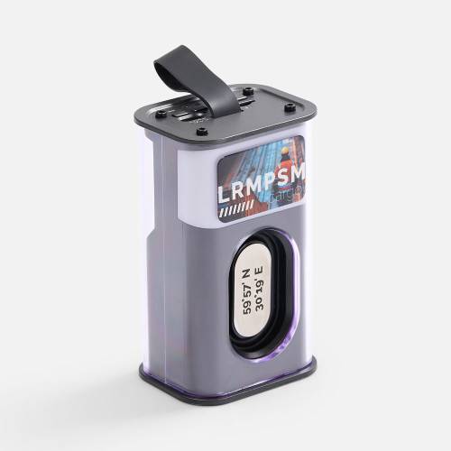 Bluetooth-колонка с подсветкой Groove, серая фото 12 Bluetooth-колонка с подсветкой Groove, серая фото 12