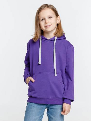Толстовка с капюшоном детская Kirenga Kids, фиолетовая фото 7 Толстовка с капюшоном детская Kirenga Kids, фиолетовая фото 7