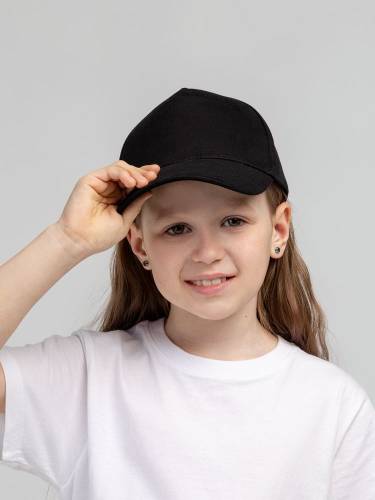 Бейсболка детская Standard Kids, черная фото 5 Бейсболка детская Standard Kids, черная фото 5