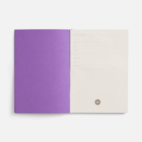 Ежедневник Flat ver.2, недатированный, фиолетовый фото 6 Ежедневник Flat ver.2, недатированный, фиолетовый фото 6