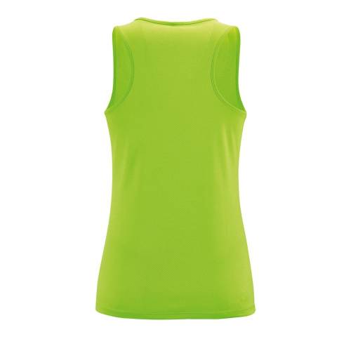 Майка женская Sporty TT Women, зеленый неон фото 3 Майка женская Sporty TT Women, зеленый неон фото 3