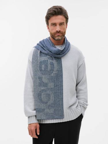 Шарф Denim XL на заказ, полушерсть фото 4