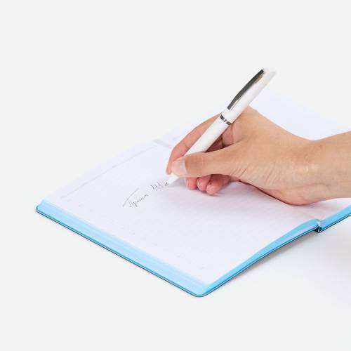 Ручка шариковая Bolt Soft Touch, белая фото 5 Ручка шариковая Bolt Soft Touch, белая фото 5