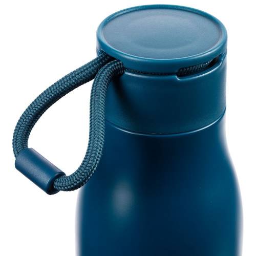 Термобутылка Steady, синяя фото 3 Термобутылка Steady, синяя фото 3