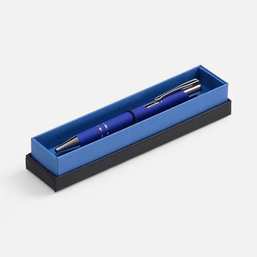 Ручка шариковая Keskus Soft Touch в футляре, синяя фото 2 Ручка шариковая Keskus Soft Touch в футляре, синяя фото 2