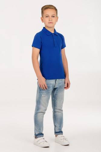 Рубашка поло детская Virma Kids, ярко-синяя фото 6 Рубашка поло детская Virma Kids, ярко-синяя фото 6