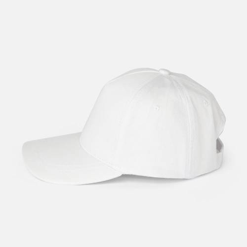Бейсболка Basic, белая фото 3