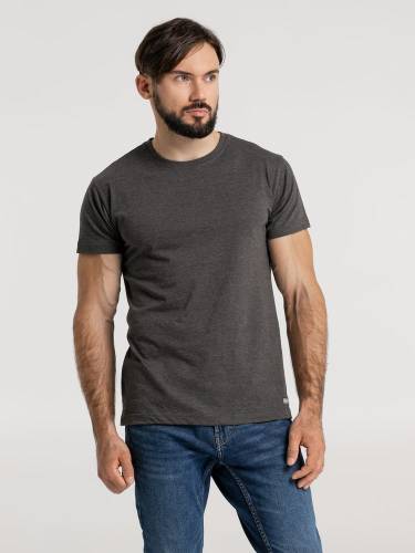 Футболка унисекс Firm Wear, черный меланж фото 2 Футболка унисекс Firm Wear, черный меланж фото 2