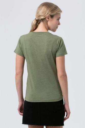 Футболка женская Regent Fit Women, меланж хаки фото 6 Футболка женская Regent Fit Women, меланж хаки фото 6