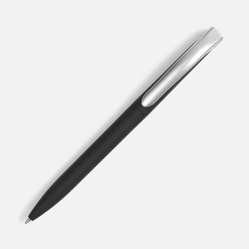 Ручка шариковая Pin Soft Touch, черная фото 3 Ручка шариковая Pin Soft Touch, черная фото 3