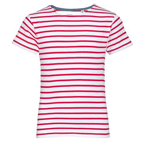 Футболка детская Miles Kids белая с красным фото 2 Футболка детская Miles Kids белая с красным фото 2