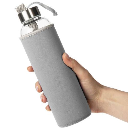 Бутылка для воды Sleeve Ace, серая фото 5
