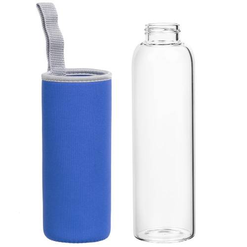 Бутылка для воды Sleeve Ace, синяя фото 4