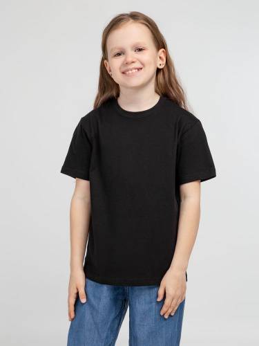 Футболка детская Regent Kids 150, черная фото 4 Футболка детская Regent Kids 150, черная фото 4
