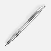Ручка шариковая Barracuda, серебристая
