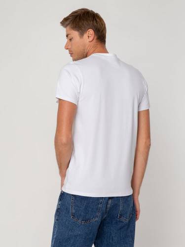 Футболка мужская T-bolka Stretch, белая фото 7 Футболка мужская T-bolka Stretch, белая фото 7