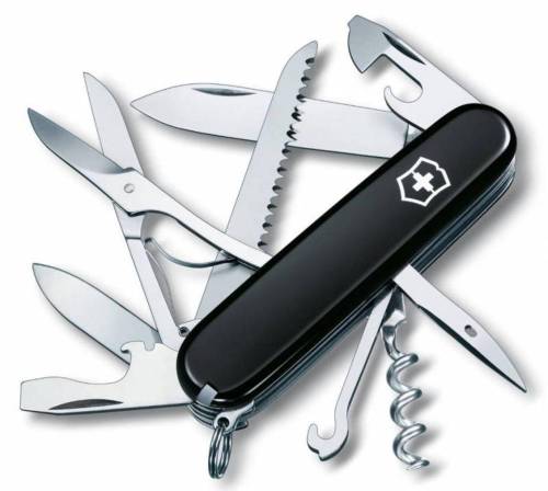 Офицерский нож Huntsman 91, черный фото 2 Офицерский нож Huntsman 91, черный фото 2