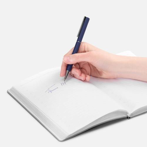 Ручка шариковая Blade Soft Touch, синяя фото 5 Ручка шариковая Blade Soft Touch, синяя фото 5