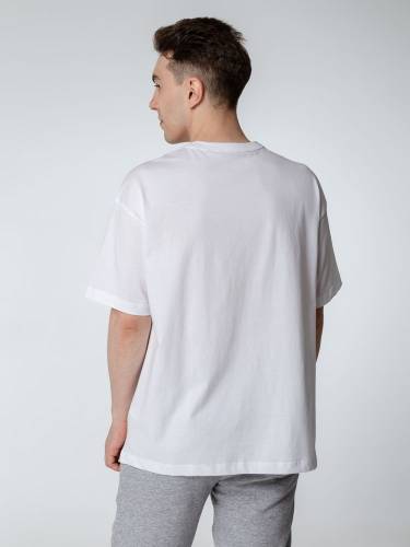 Футболка оверсайз мужская Boxy Men, бежевая (льняная) фото 7 Футболка оверсайз мужская Boxy Men, бежевая (льняная) фото 7
