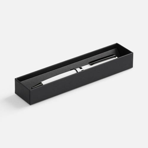 Ручка шариковая Inkish Gunmetal в футляре, белая фото 6 Ручка шариковая Inkish Gunmetal в футляре, белая фото 6