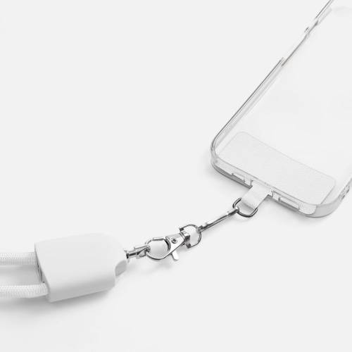 Кабель-ланьярд energyFlex Pro, белый фото 12