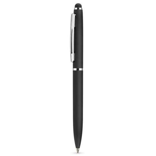 Ручка шариковая металлическая Глори Софт soft-touch со стилусом фото 2
