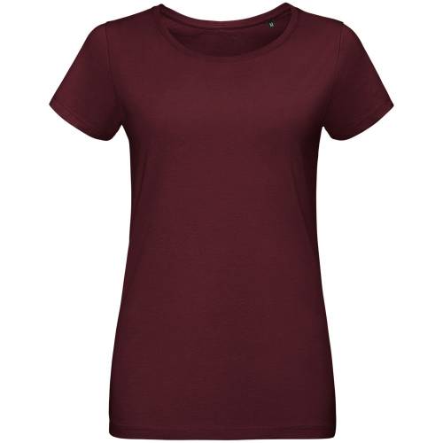 Футболка женская Martin Women, бордовая фото 2 Футболка женская Martin Women, бордовая фото 2