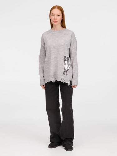 Джемпер Sharpick, серый фото 8 Джемпер Sharpick, серый фото 8