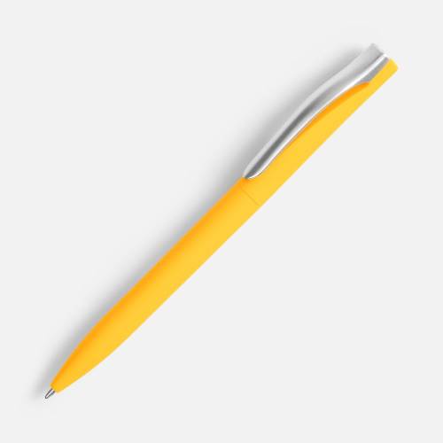 Ручка шариковая Pin Soft Touch, желтая Ручка шариковая Pin Soft Touch, желтая