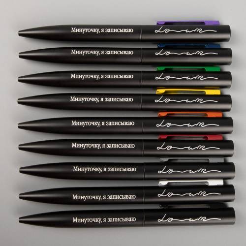 Ручка шариковая Inkolor, черная фото 6 Ручка шариковая Inkolor, черная фото 6