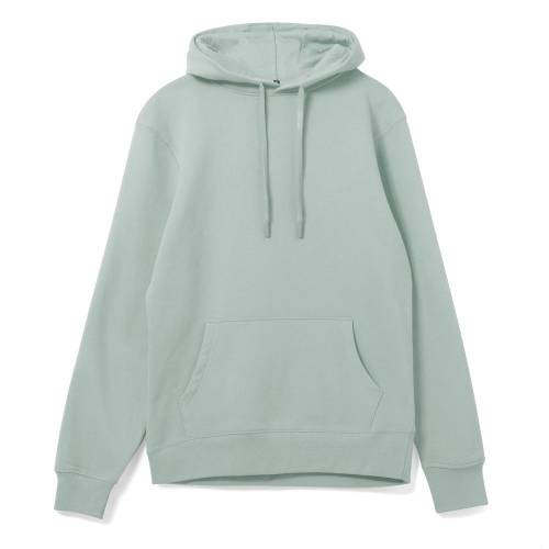 Толстовка с капюшоном унисекс Hoodie, серо-зеленая фото 2