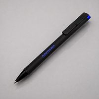 Ручка металлическая шариковая Taper Metal soft-touch
