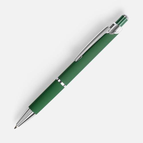 Ручка шариковая Chromos Soft Touch, зеленая Ручка шариковая Chromos Soft Touch, зеленая