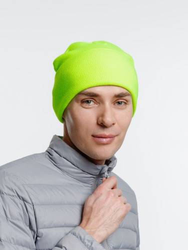 Шапка Urban Flow, салатовый неон фото 5 Шапка Urban Flow, салатовый неон фото 5