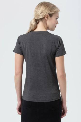 Футболка женская Regent Fit Women, черный меланж фото 6 Футболка женская Regent Fit Women, черный меланж фото 6