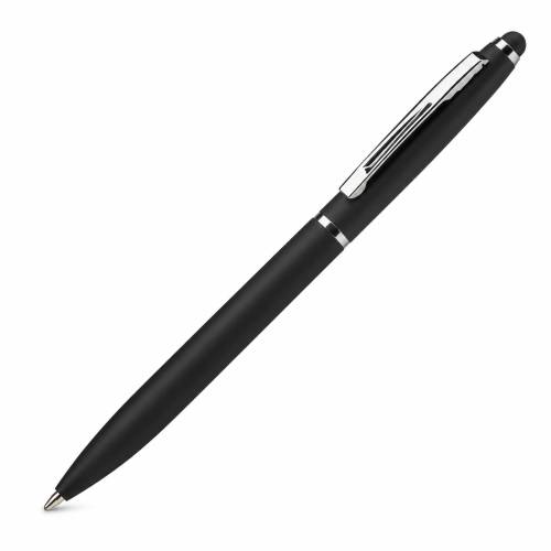 Ручка шариковая металлическая Глори Софт soft-touch со стилусом фото 4