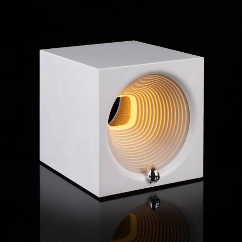 Bluetooth-колонка с подсветкой Volumetric, белая фото 2 Bluetooth-колонка с подсветкой Volumetric, белая фото 2