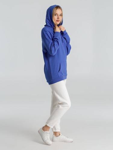 Толстовка с капюшоном унисекс Hoodie, ярко-синий меланж фото 10 Толстовка с капюшоном унисекс Hoodie, ярко-синий меланж фото 10