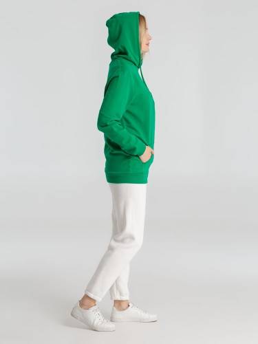 Толстовка с капюшоном унисекс Hoodie, зеленая фото 8 Толстовка с капюшоном унисекс Hoodie, зеленая фото 8