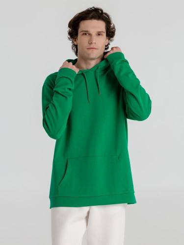 Толстовка с капюшоном унисекс Hoodie, зеленая фото 11 Толстовка с капюшоном унисекс Hoodie, зеленая фото 11