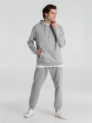 Толстовка с капюшоном унисекс Hoodie, серый меланж фото 10 Толстовка с капюшоном унисекс Hoodie, серый меланж фото 10
